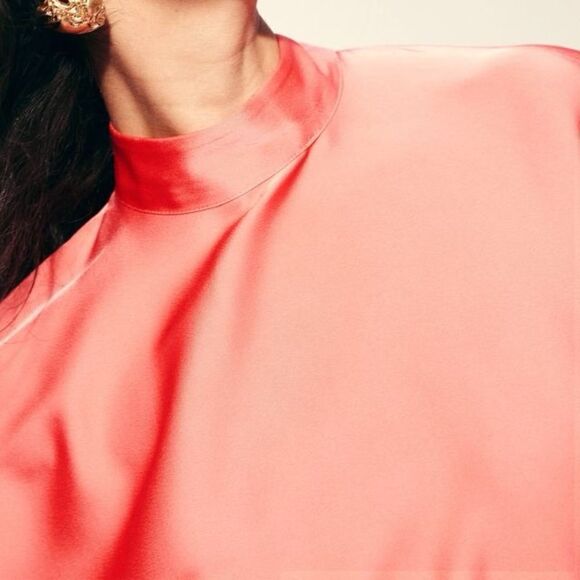 H&M Ramadan Modest Collection Satin Kaftan Dress - Picture 9 of 11